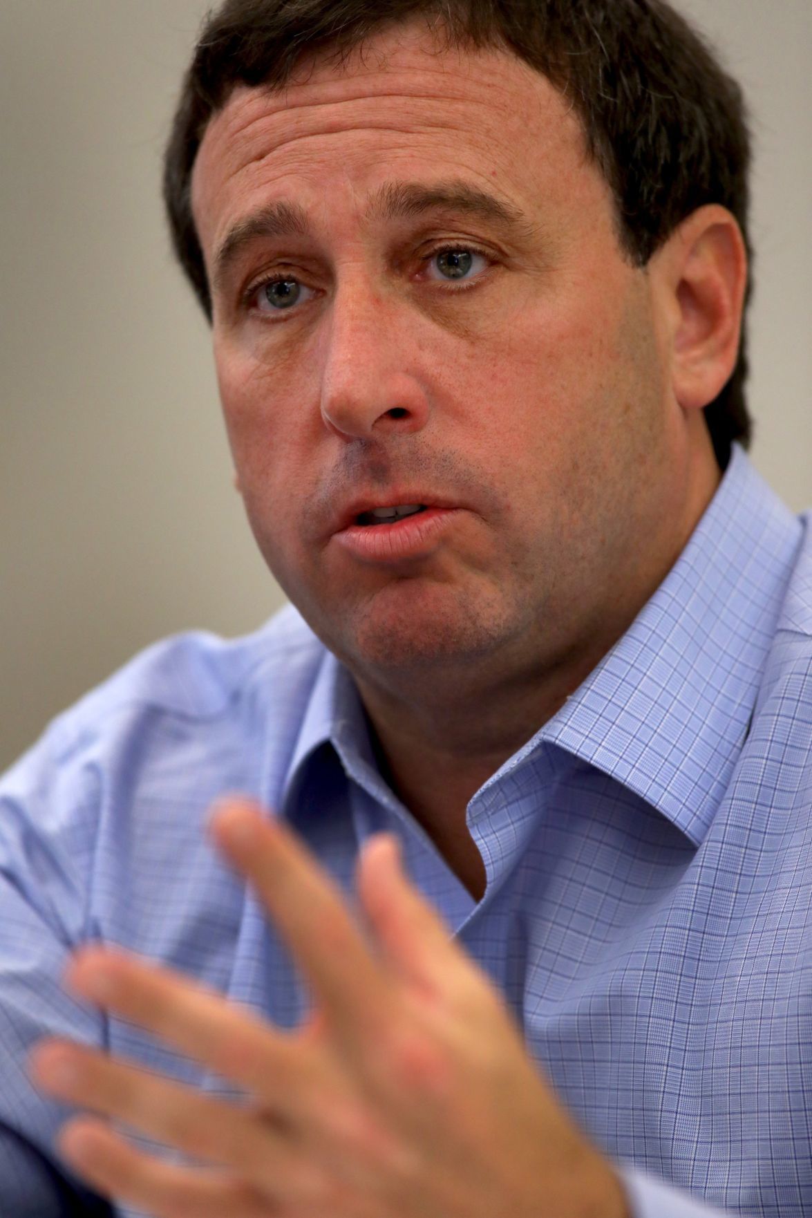 Stenger speaks with Post-Dispatch
